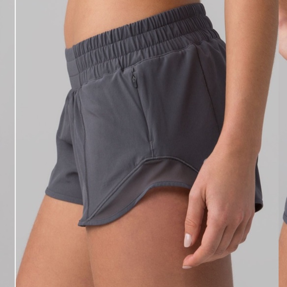 Lululemon Hotty Hot Short II (2.5")
Dark  grey running run athletic shorts